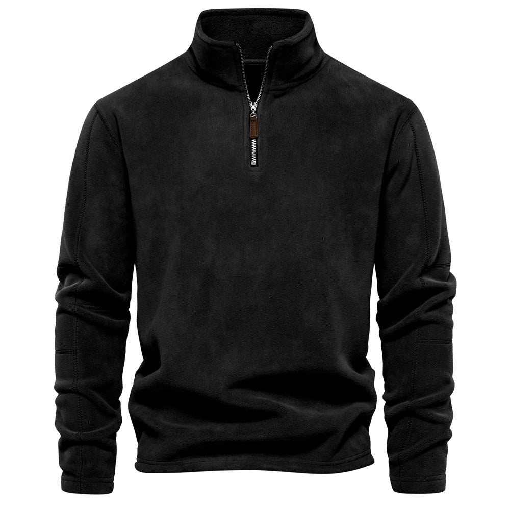 Elijah | Zip-Up Fleece Pullover