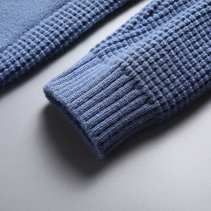 Lorenzo | Waffle Knit Cardigan