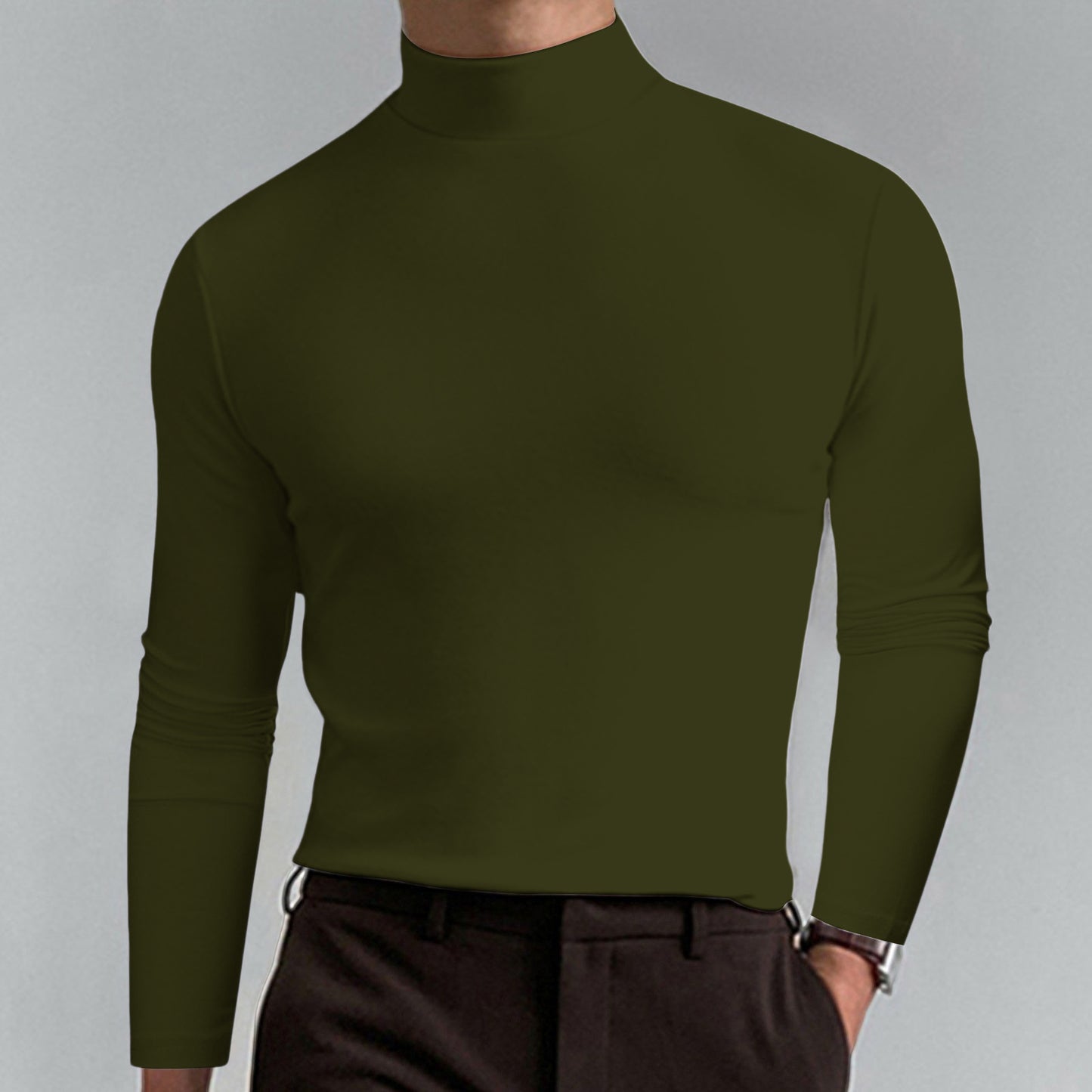 Mason | Solid Turtleneck
