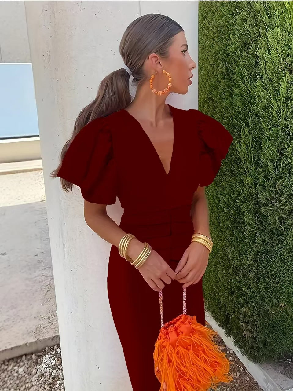 Luna | Stylish Colorful Midi Dress