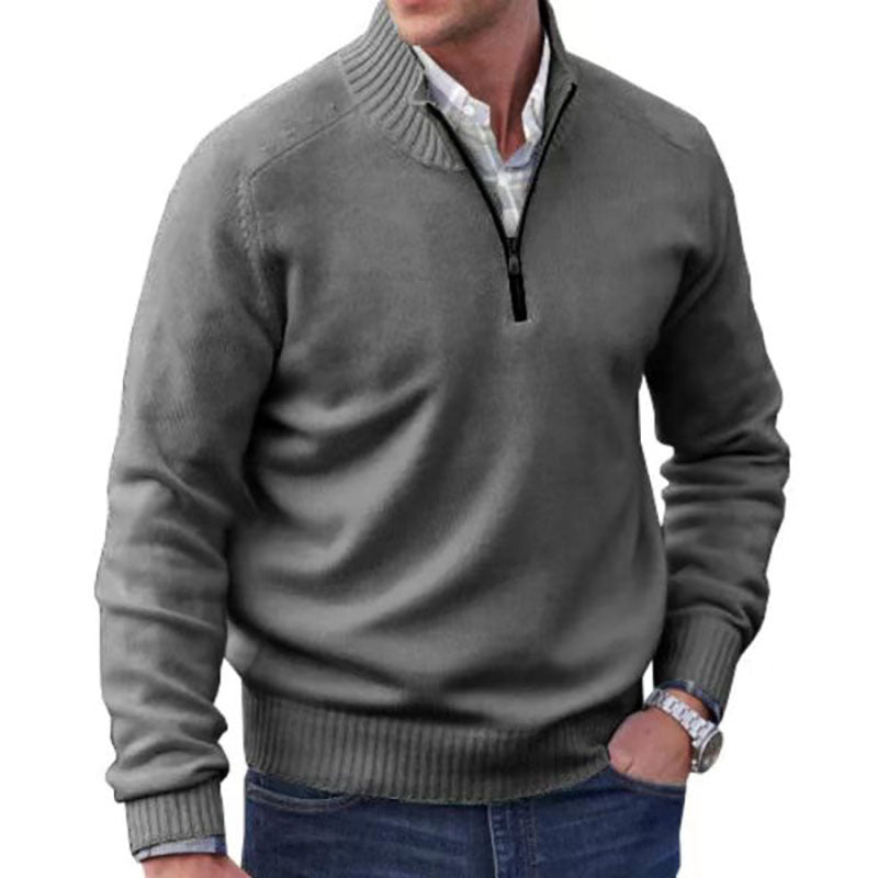 Isaac | Pullover with Half Zip