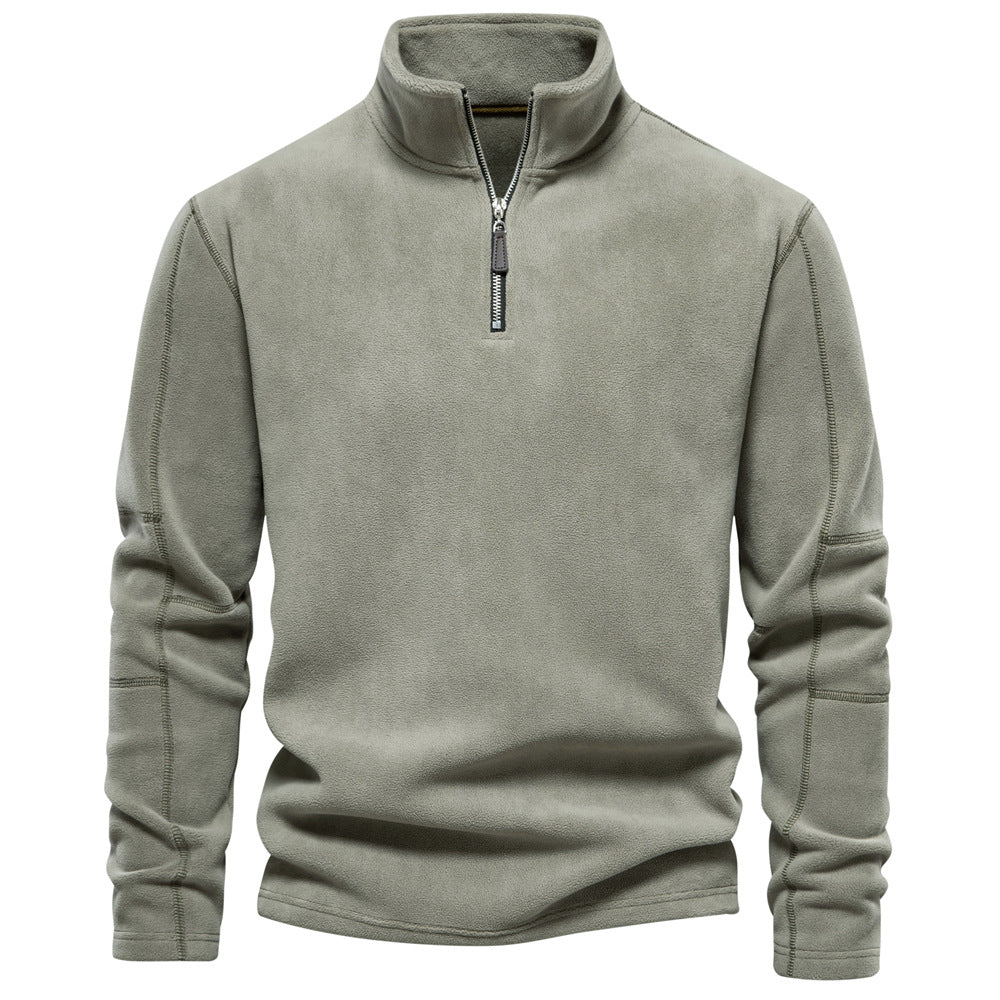 Elijah | Zip-Up Fleece Pullover