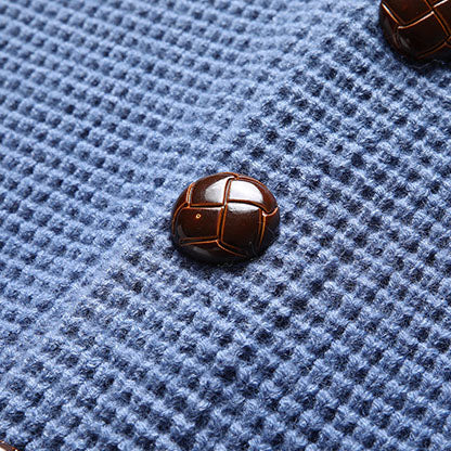 Lorenzo | Waffle Knit Cardigan