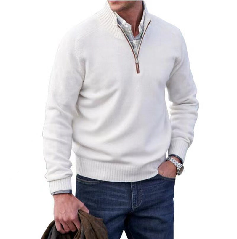Isaac | Pullover with Half Zip
