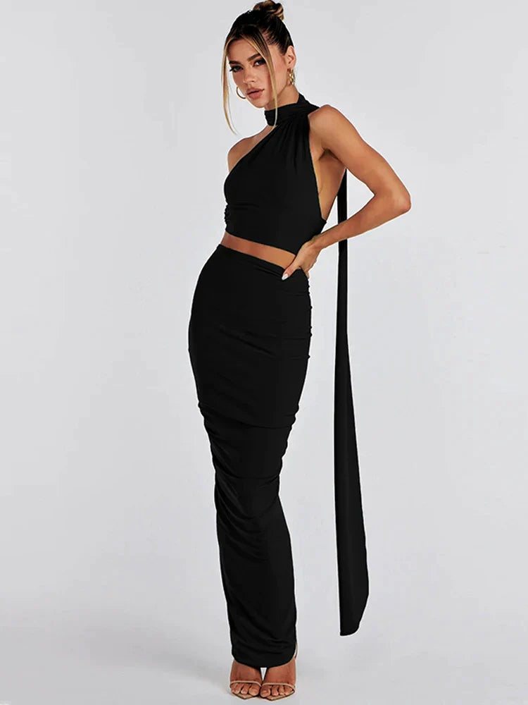 Anna-Sophie | Slinky Skirt Set