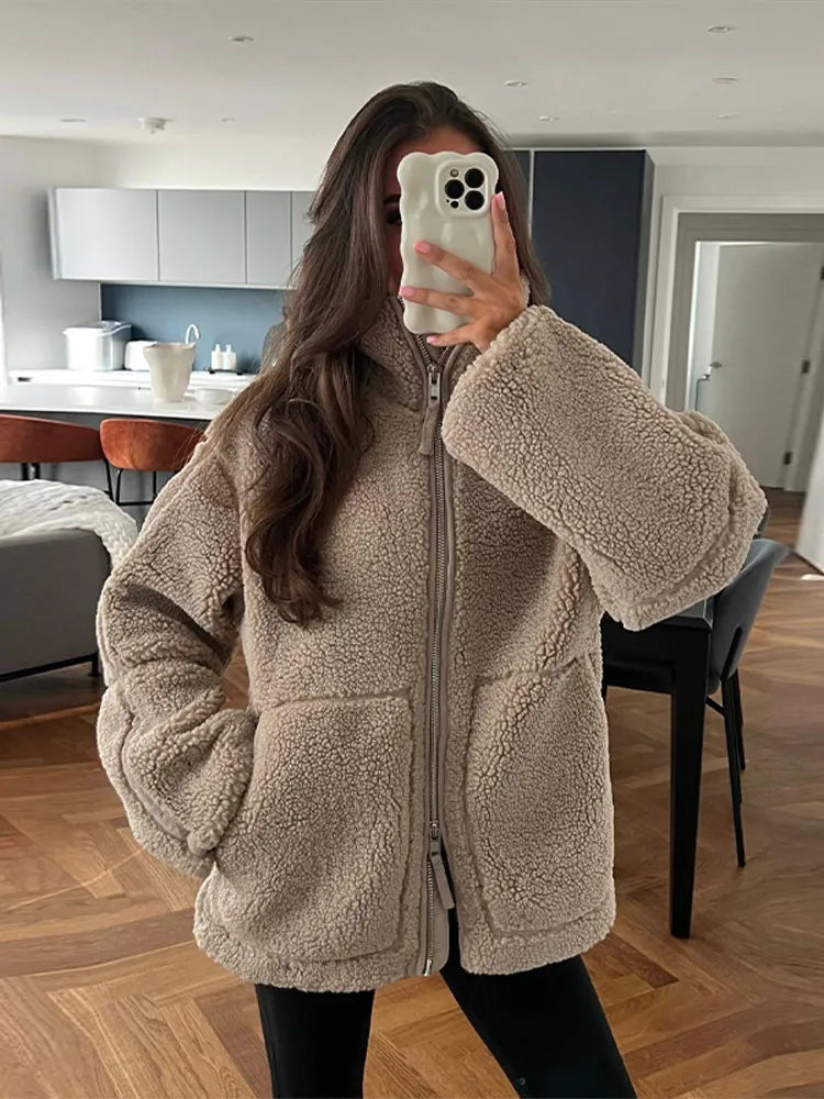 Katja | Cozy Teddy Coat