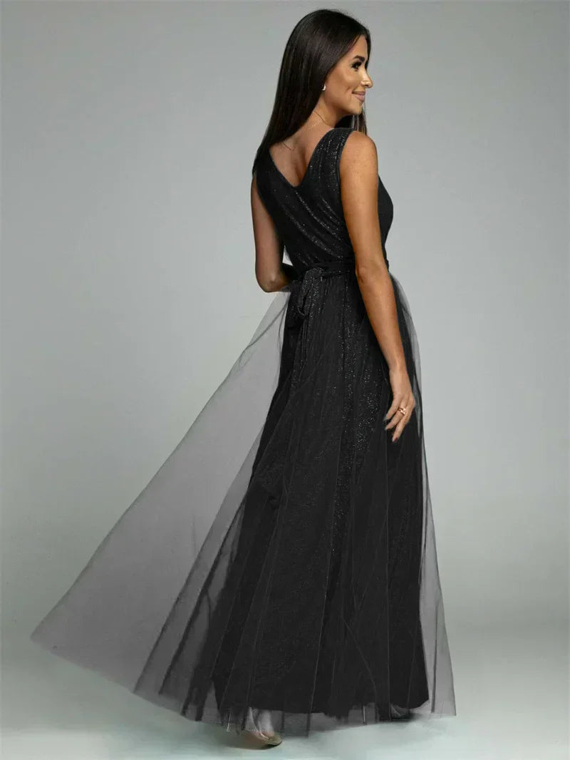Kayla | Sultry Maxi Dress with High Split