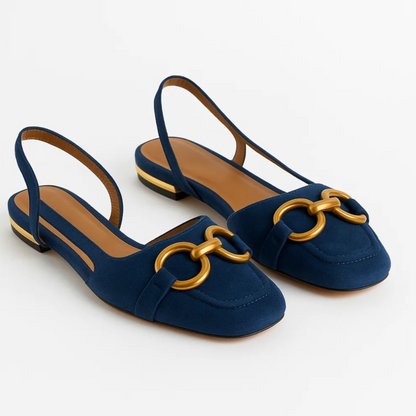 Novara | Slingback Flat Shoes