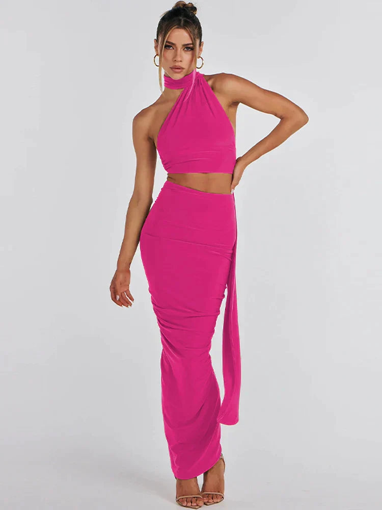 Anna-Sophie | Slinky Skirt Set