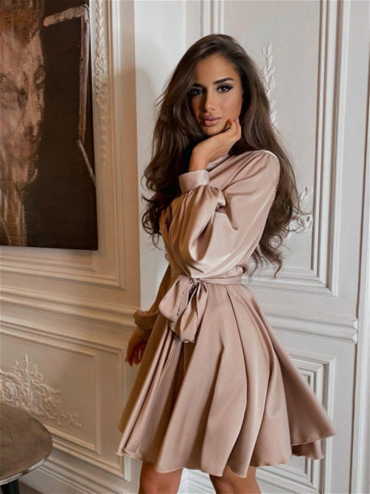 Marinte | Chic Satin-look Party Dress