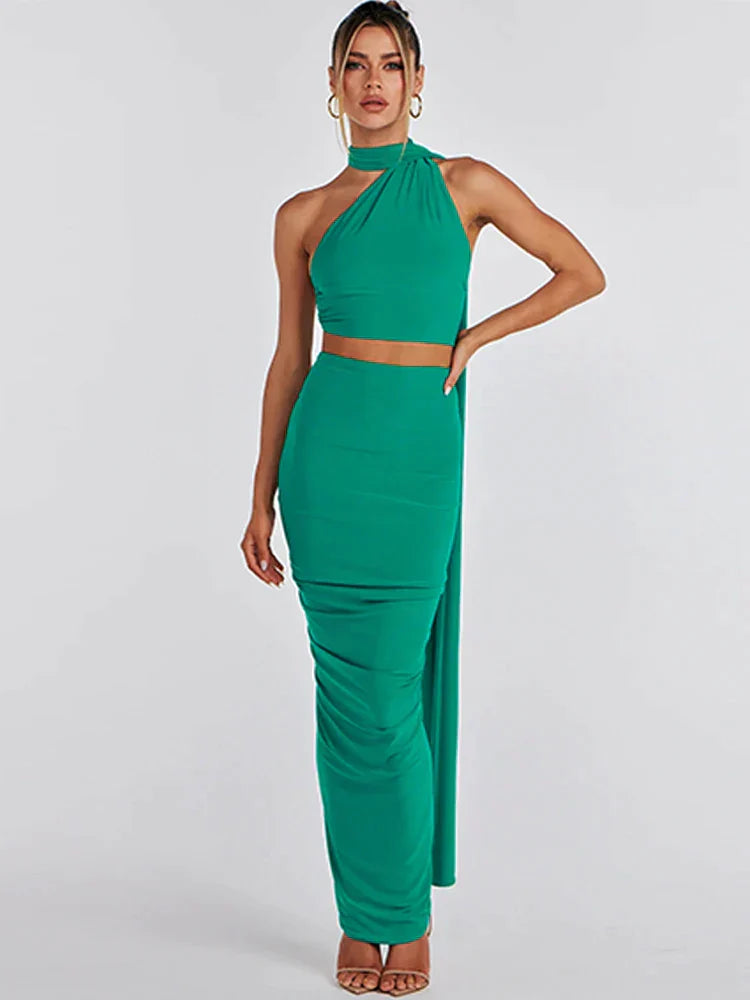 Anna-Sophie | Slinky Skirt Set