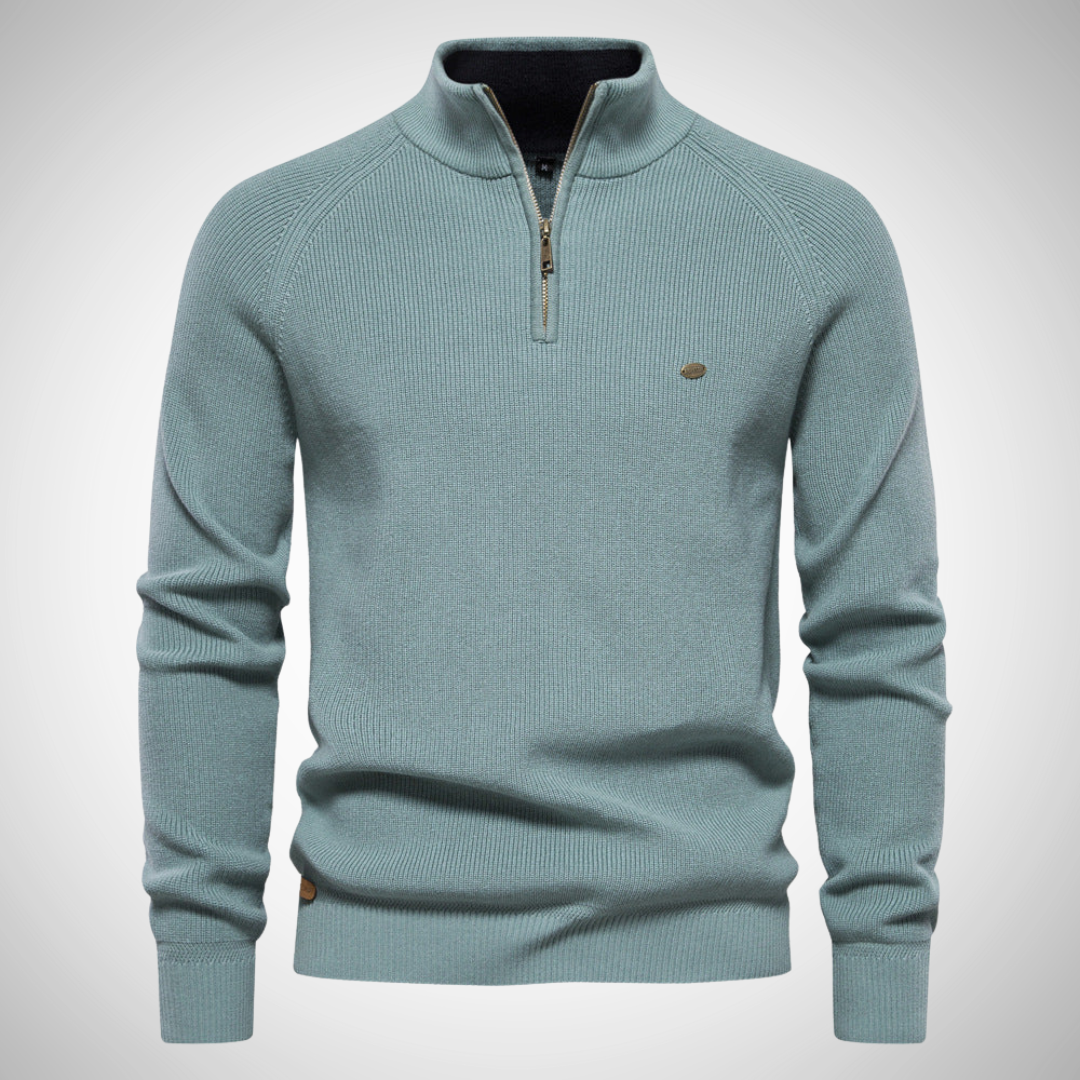 Kevin | Stylish Half Zip Sweater