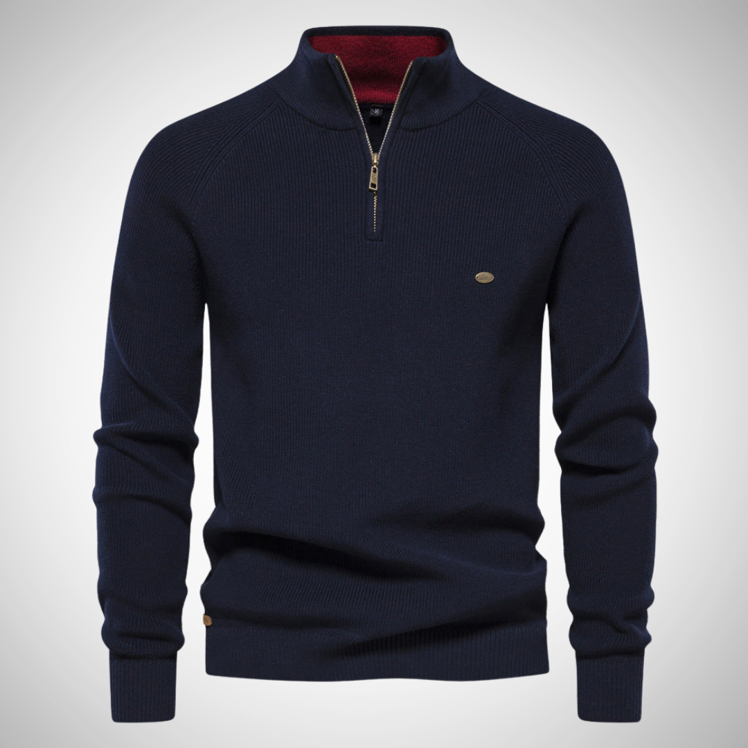 Kevin | Stylish Half Zip Sweater