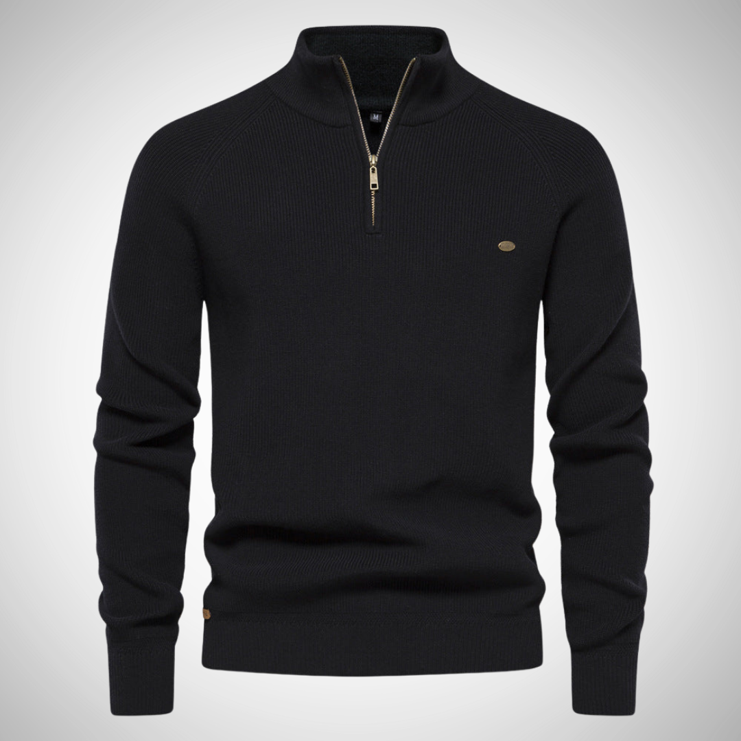 Kevin | Stylish Half Zip Sweater