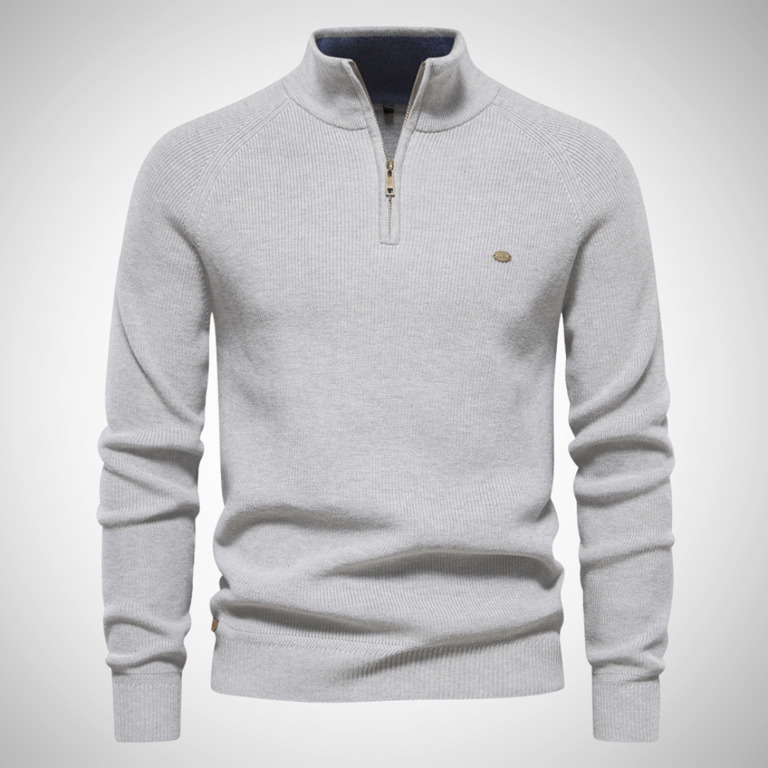 Kevin | Stylish Half Zip Sweater