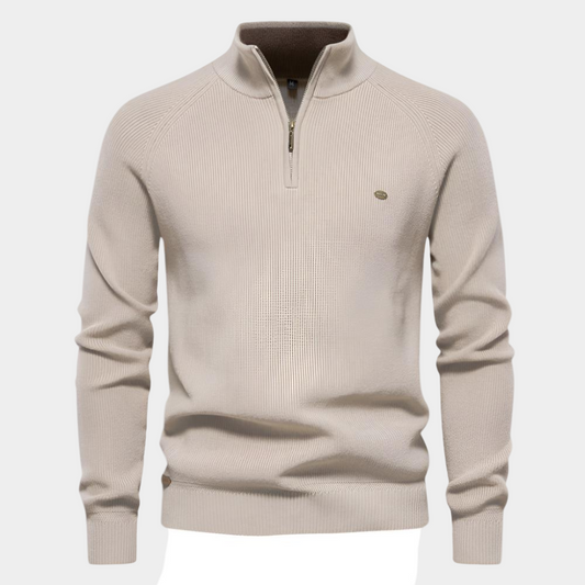 Kevin | Stylish Half Zip Sweater