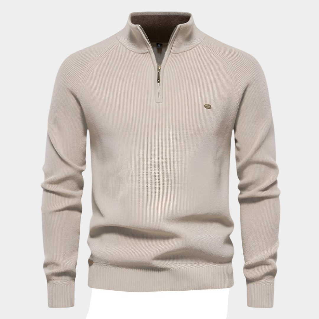 Kevin | Stylish Half Zip Sweater