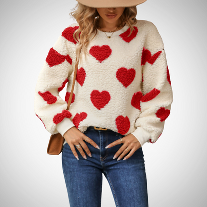 Ruby | Heart Sweater