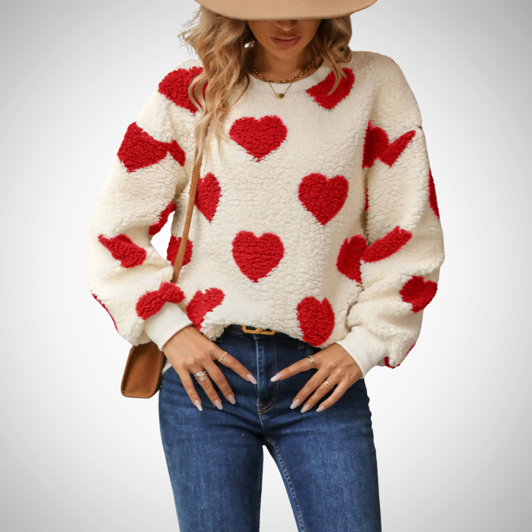 Ruby | Heart Sweater