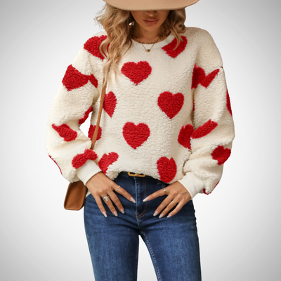 Ruby | Heart Sweater