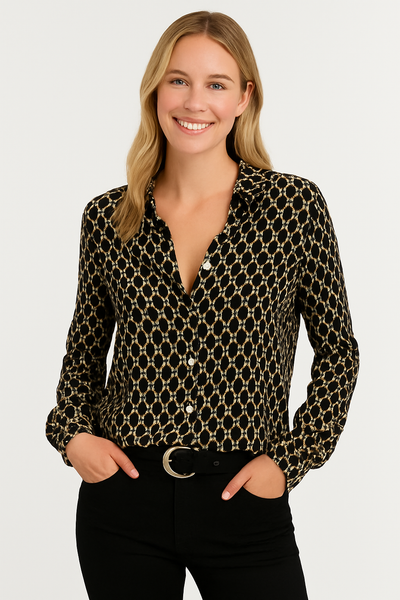 Vada | Women's V Neck Blouse