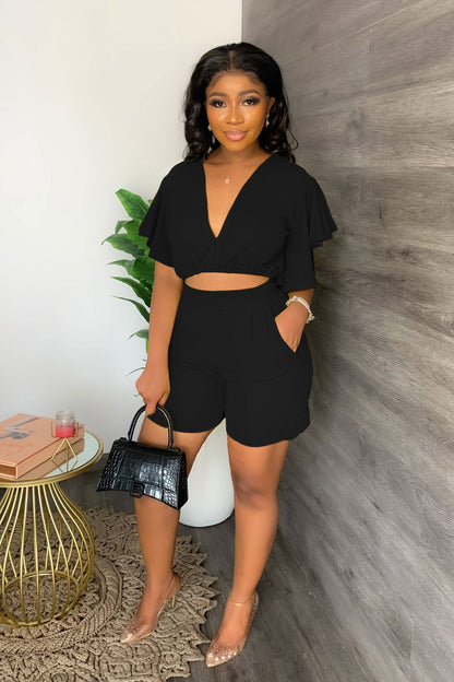 Tamika | Pleated Two Piece Summer Set