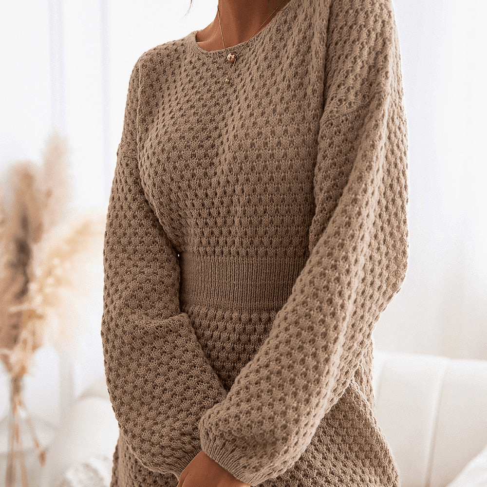 Elaina | Comfortable Knit Sweater Dress