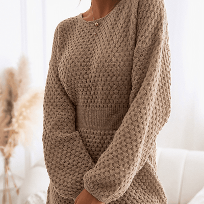 Elaina | Comfortable Knit Sweater Dress