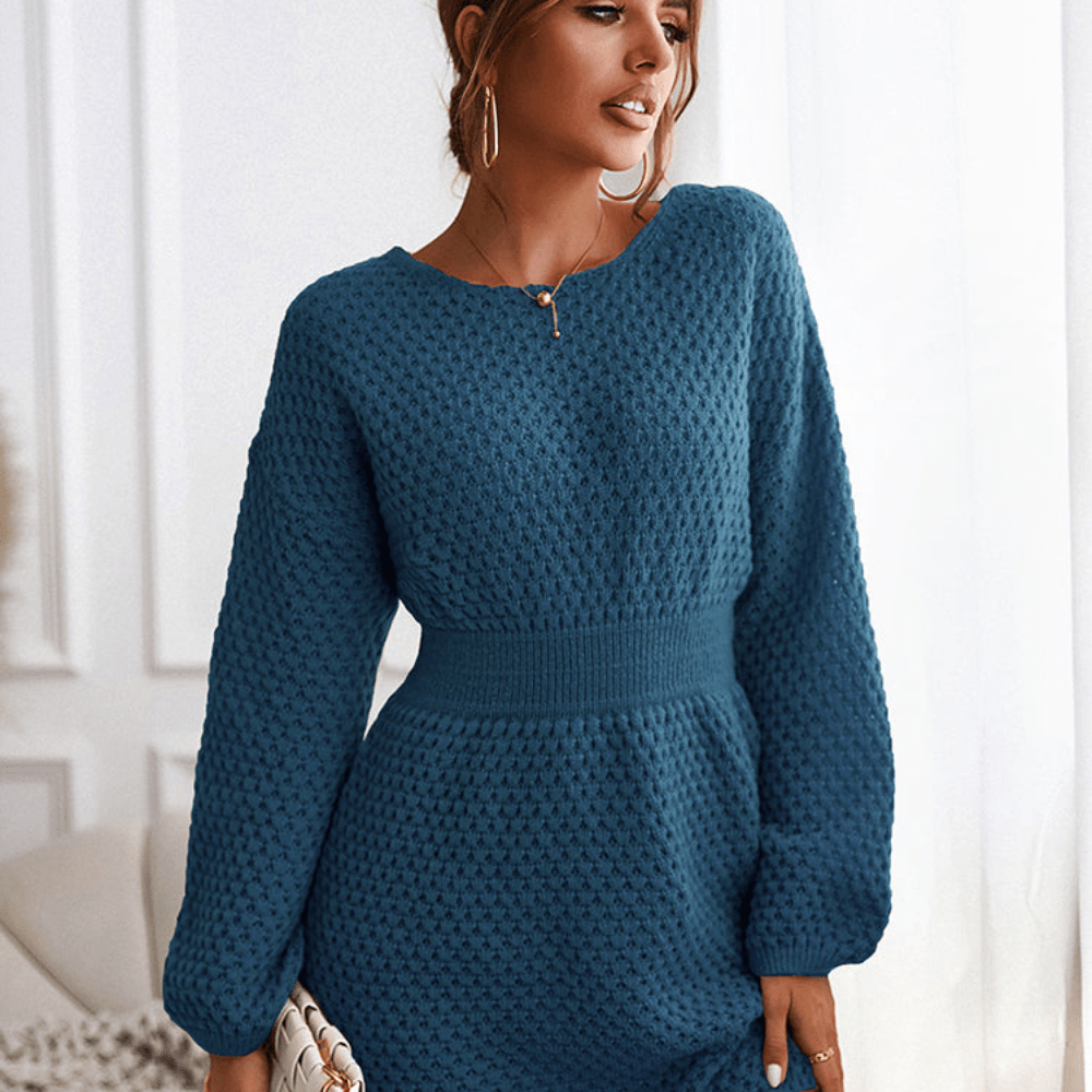 Elaina | Comfortable Knit Sweater Dress