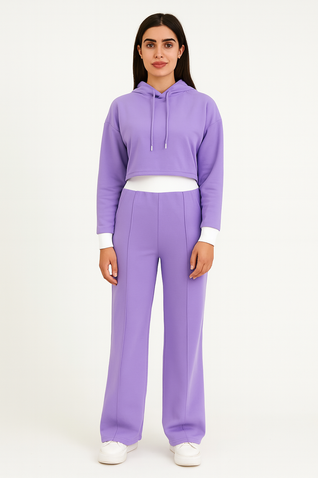 Billie | Two Piece Hoodie and Wide Leg Pants Set