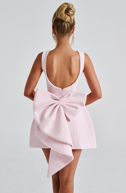 Carrie | Mini Dress Soft Blush