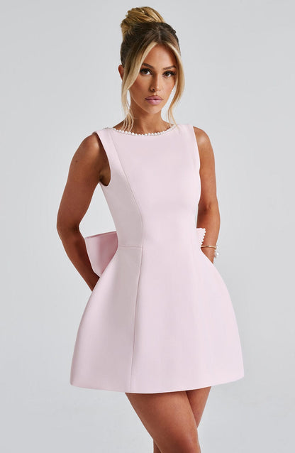 Carrie | Mini Dress Soft Blush