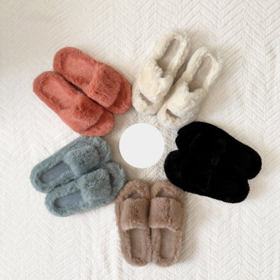 Alicia Faux Fur Slippers