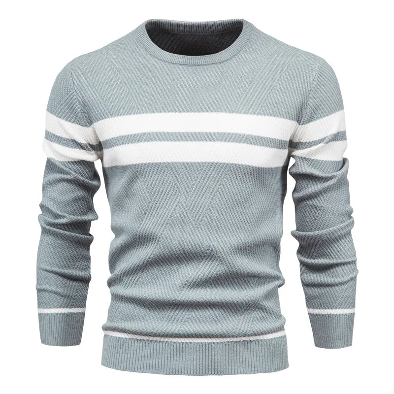 Jack | Long Sleeve Patchwork Sweater