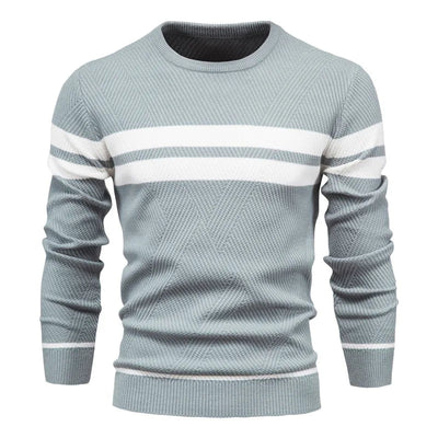 Jack | Long Sleeve Patchwork Sweater