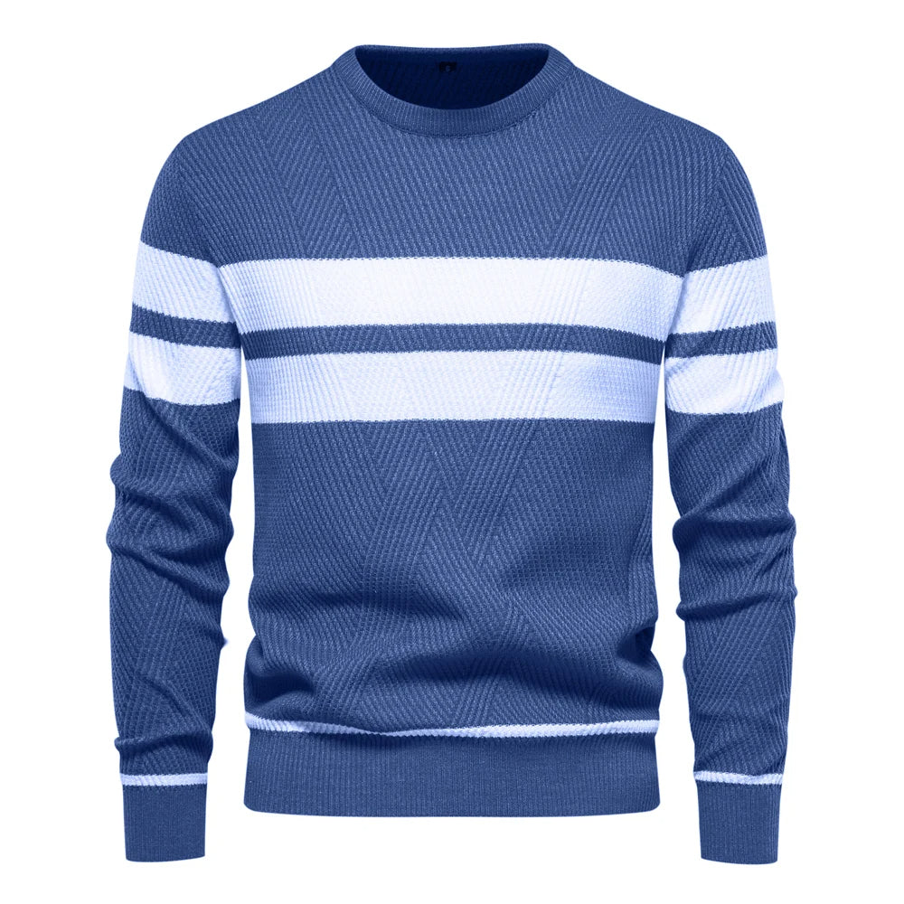 Jack | Long Sleeve Patchwork Sweater
