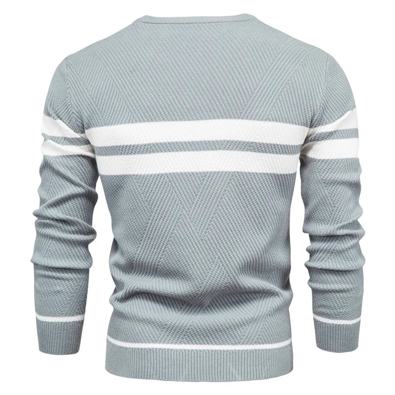 Jack | Long Sleeve Patchwork Sweater