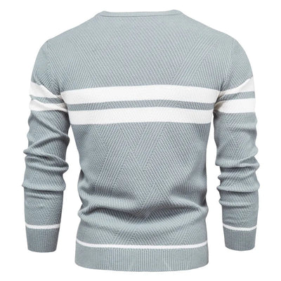 Jack | Long Sleeve Patchwork Sweater