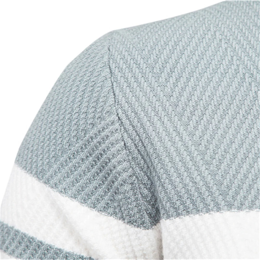 Jack | Long Sleeve Patchwork Sweater