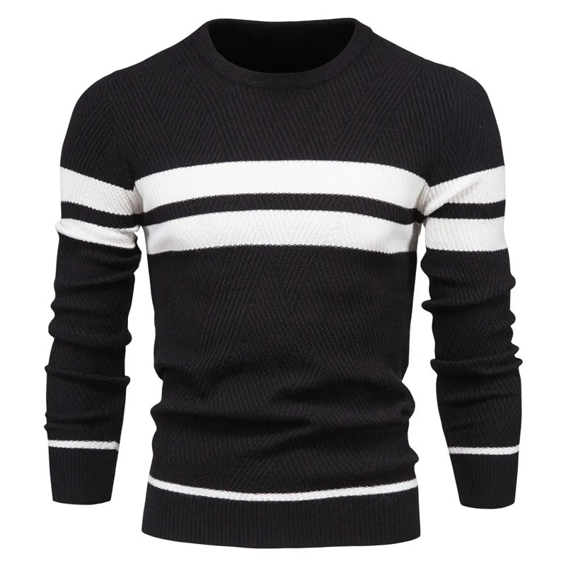 Jack | Long Sleeve Patchwork Sweater