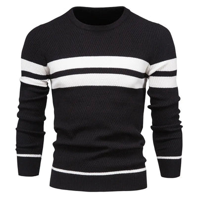 Jack | Long Sleeve Patchwork Sweater