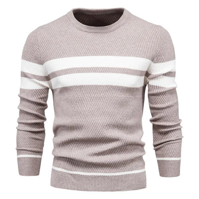 Jack | Long Sleeve Patchwork Sweater