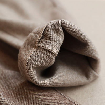 Elan | Elegant Pure Wool Tailored Trousers