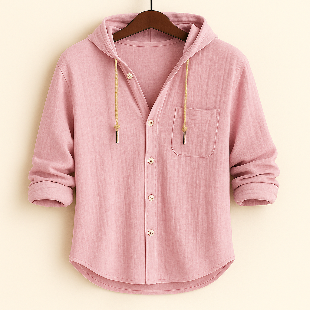 Jim | Luxury Cotton Shirt with Hood