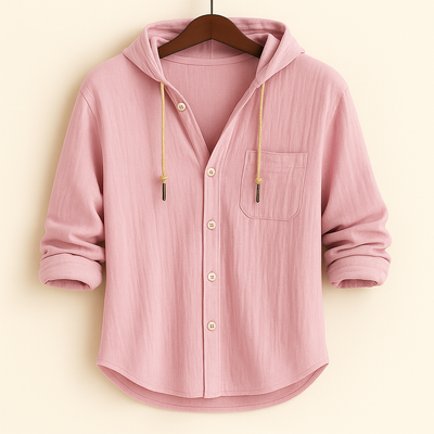 Jim | Luxury Cotton Shirt with Hood
