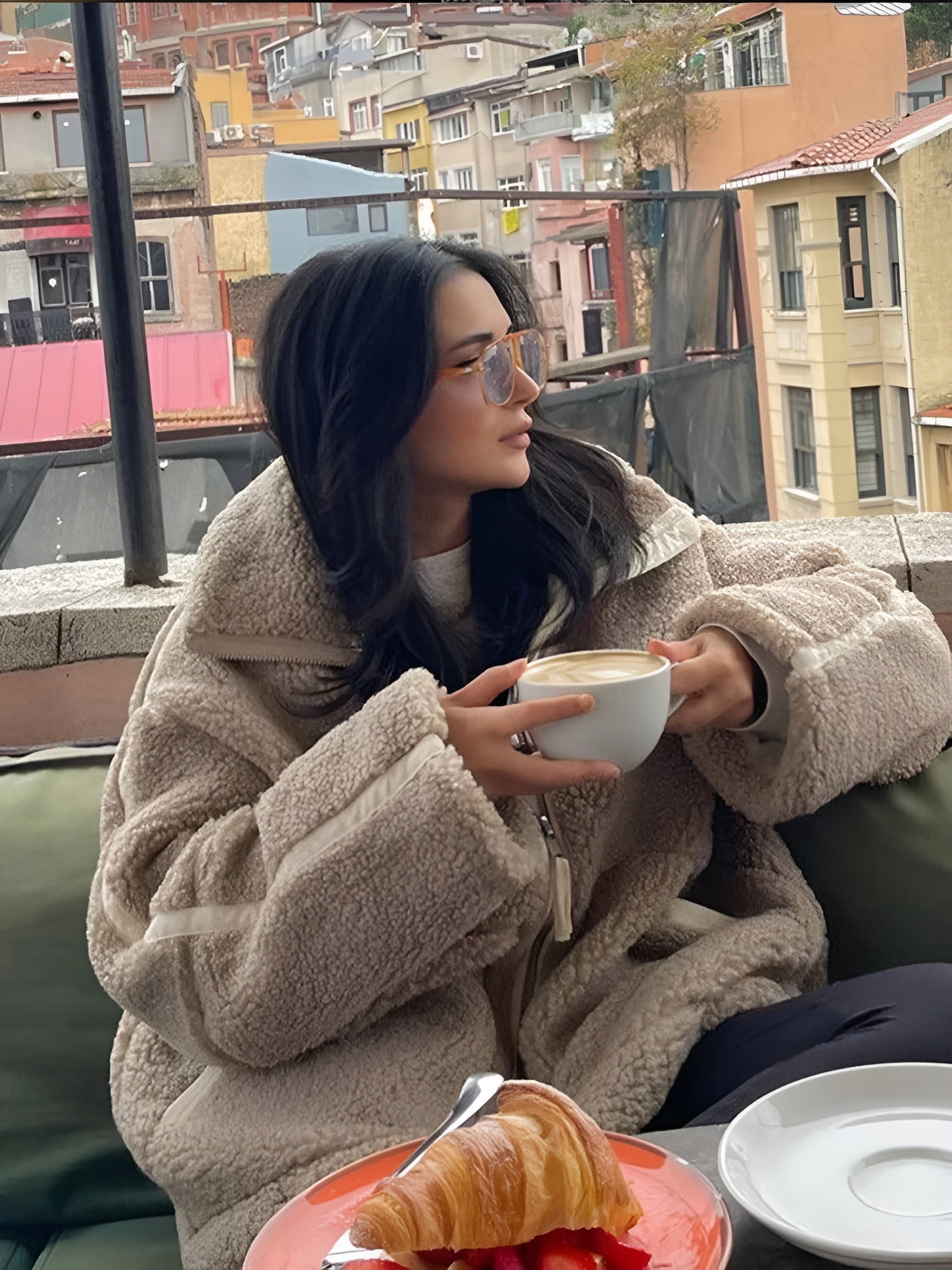 Katja | Cozy Teddy Coat