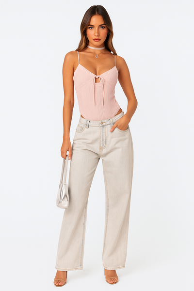 Hester | Bow Tie Jeans