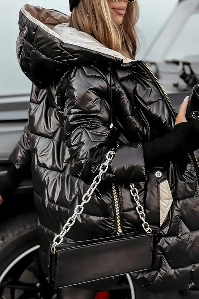 Nolwen | Elegant Winter Coat with Hood and Padding