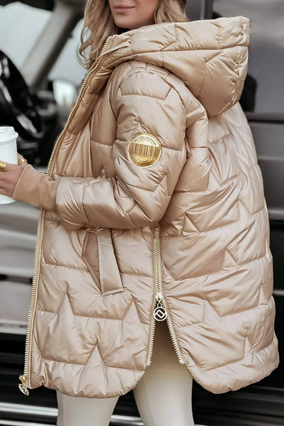 Nolwen | Elegant Winter Coat with Hood and Padding