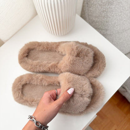 Alicia Faux Fur Slippers